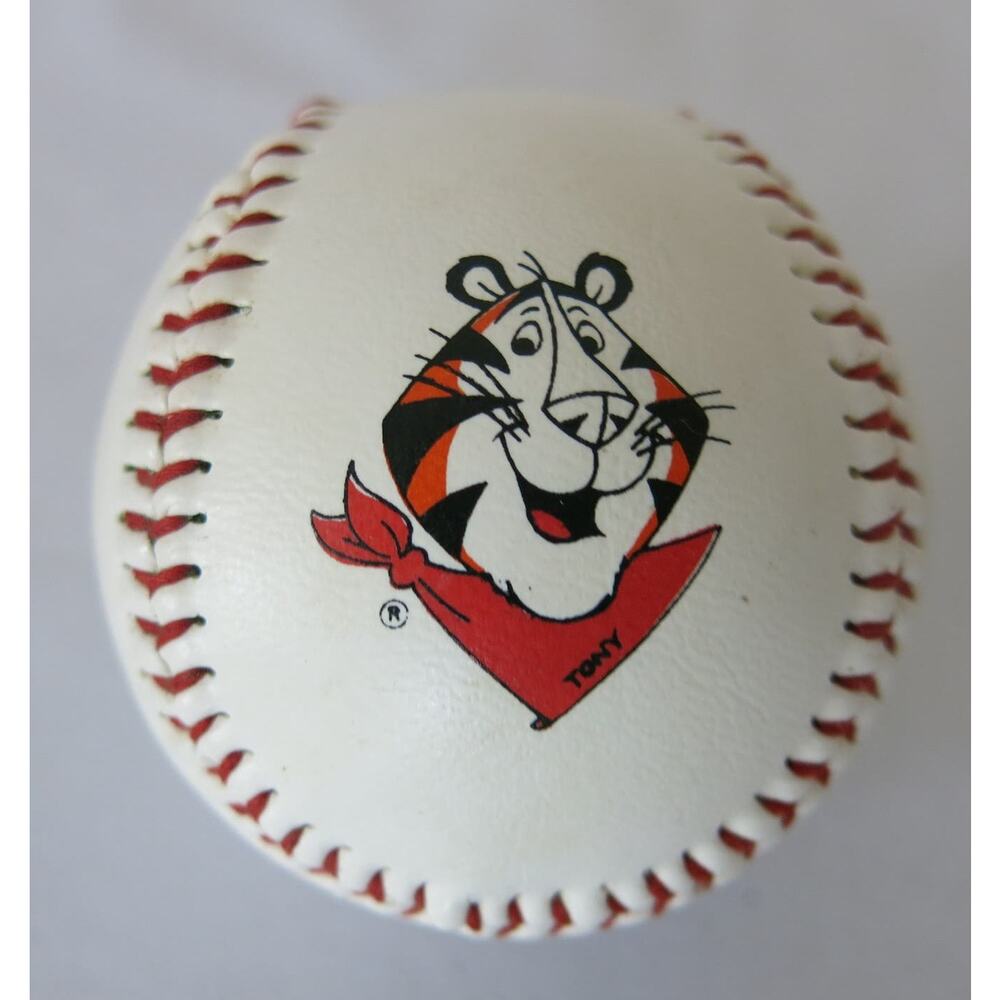 Vintage TONY THE TIGER Frosted Flakes Baseball 1990's Cereal Promo Kellogg